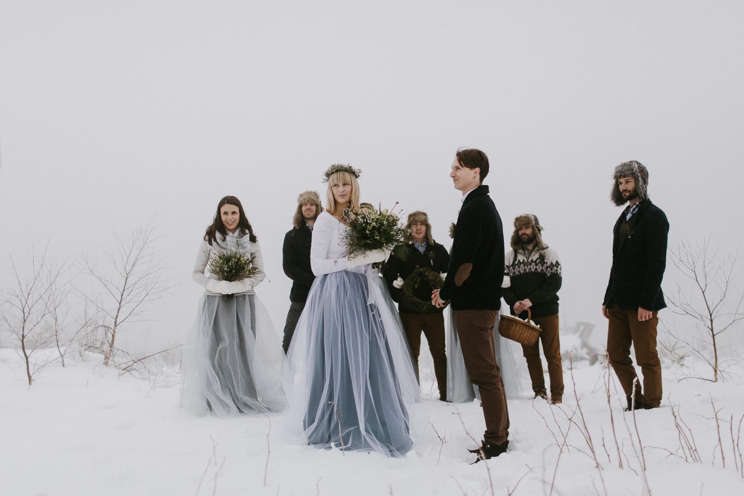 Outdoor deals winter wedding